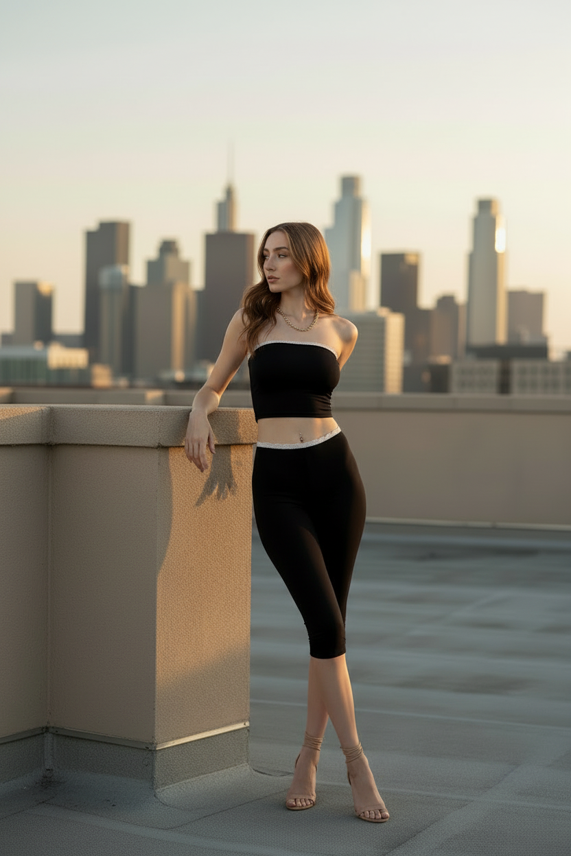 Leaning Rooftop Pose